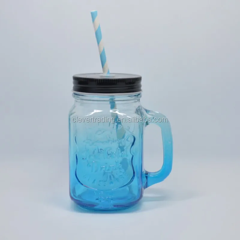 12oz to 20oz Single Wall Wholesale Plastic Mason Jar for Hot Drinks with Aluminium Lid