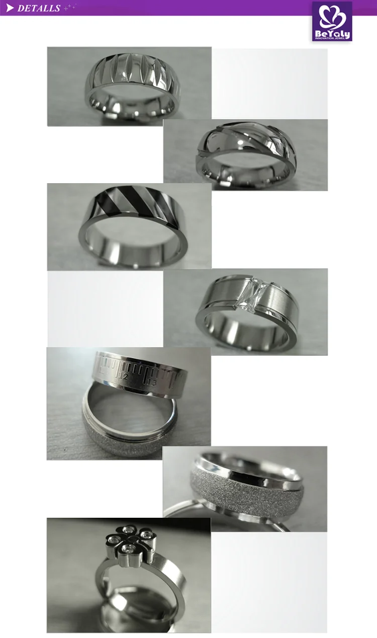2019 high quality stainless steel custom fashion guitar rings