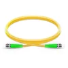 ST APC to ST APC Duplex 2.0mm PVC(OFNR) 9125 Single Mode Fiber optic Patch cord Cable