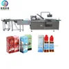 JB-120WZ automatic e liquid bottle leaflet cardboard box packer e juice cartoning machine
