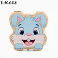 Cute Rabbit Building Toys Baby Tooth Wooden Box Baby Save Milk Teeth And Lanugo Box Great