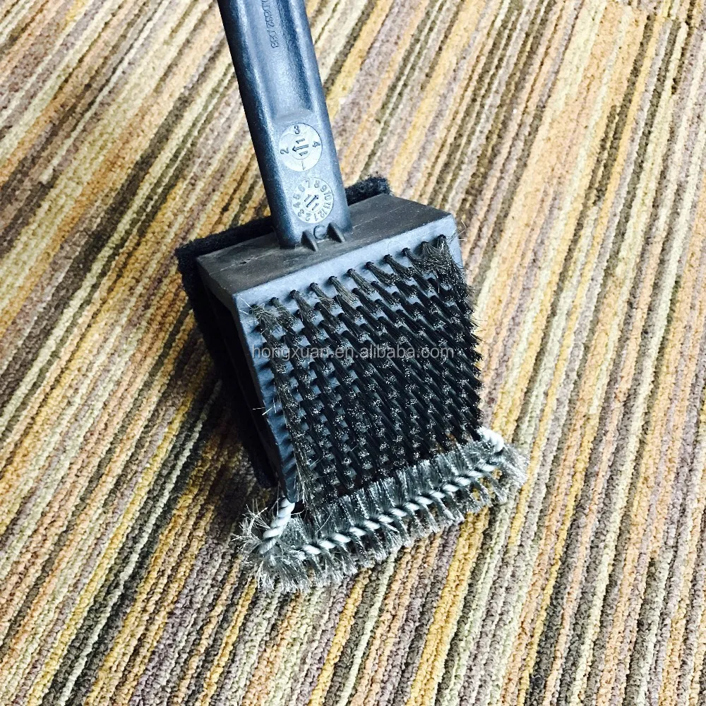 Bbq Grill Cleaning Brush Durable And Effective Bronze Wire Bristles And