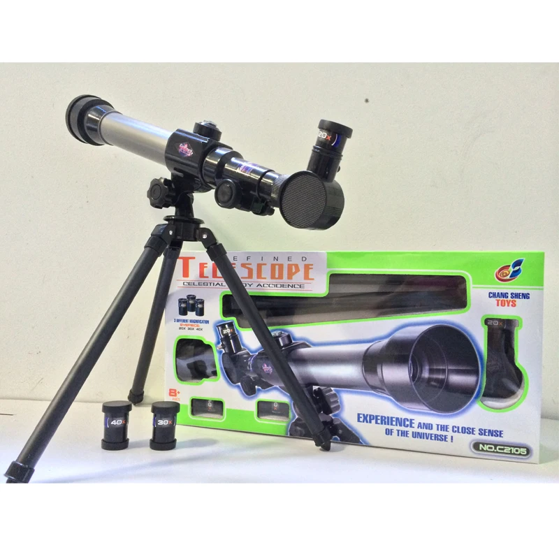 children's telescope and microscope set