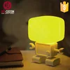 Rechargeable Robot Shaped Sound and LIght Sensor Bed Lamp
