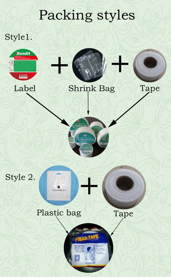 Drywall Joint Self Adhesive Fiberglass Mesh Tape For Repair Cracks
