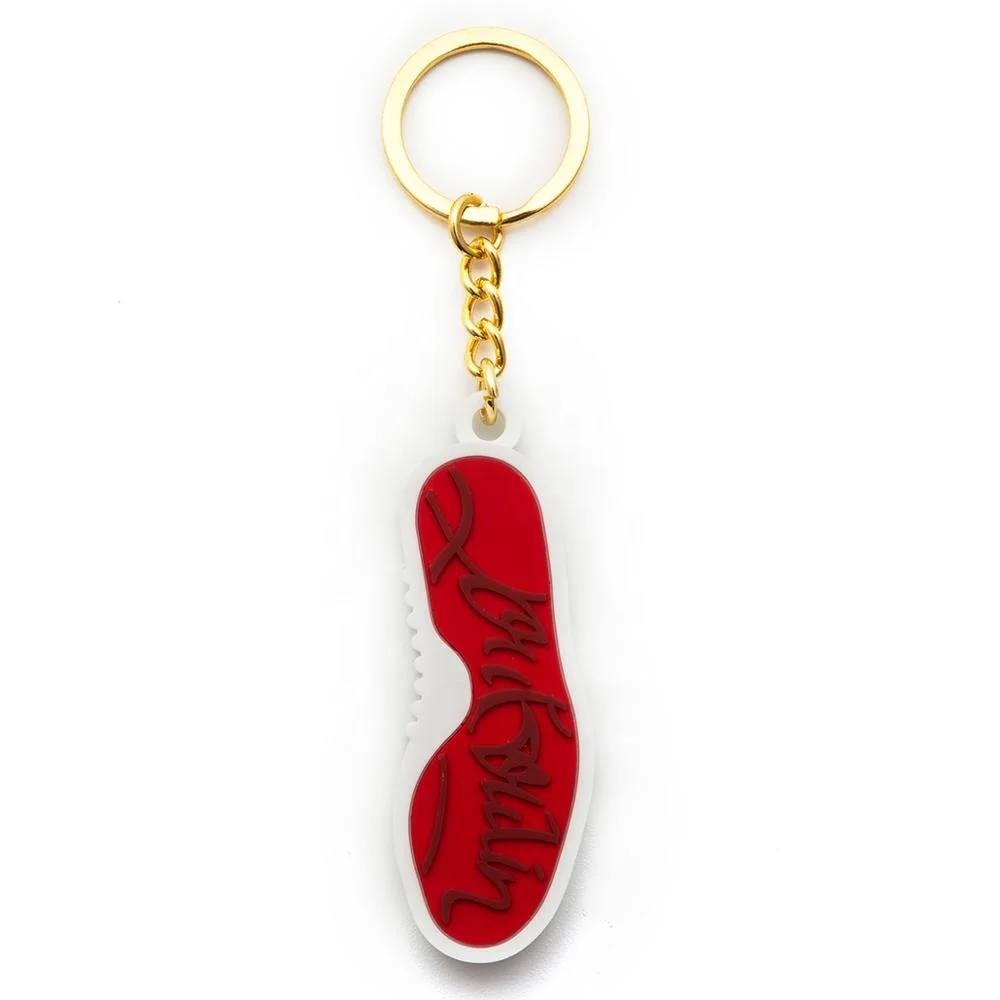 Hot sales Shoe shape PVC keychain