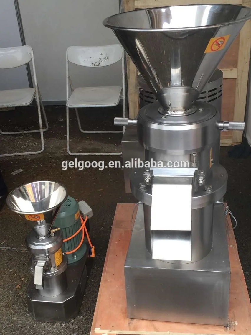 High Definition Fruit Jam Chili Paste Cocoa Peanut Butter Making Machinery Colloid Mill Chicken Bone Paste Grinder Machine