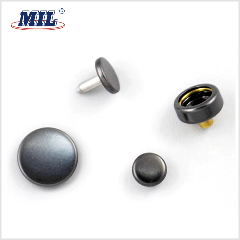 Custom Nickel Free Printed Flat Metal Snap Clip Buttons For Jacket - Buy Metal Snap Buttons,Snap ...