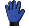OEM China Supplier New Rubber Breathable Blue Dog Pet Grooming Glove pet grooming products