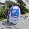 colourful led light decoration giant inflatable easter egg