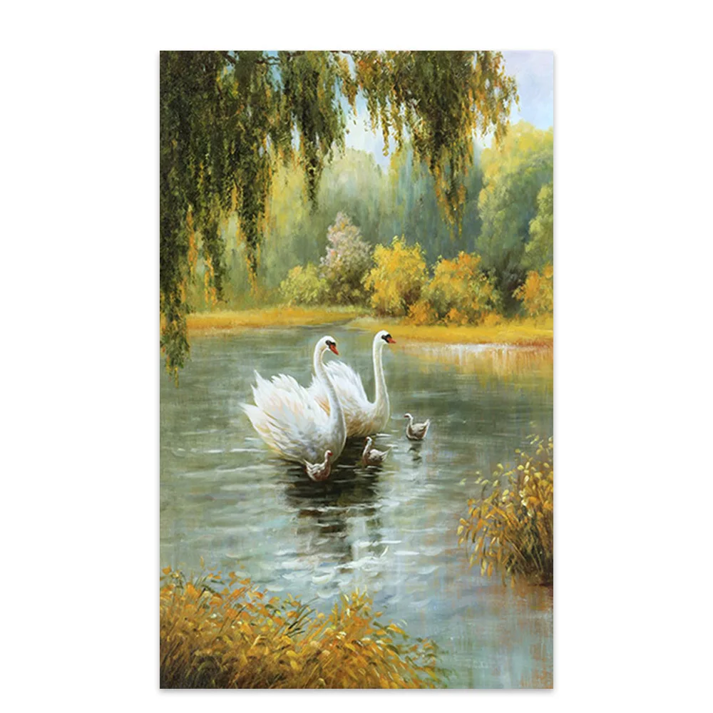 Раскраска для взрослых Лебеди на озере ©Сергей Лобач (KHO4359) Идейка (Без коробки)