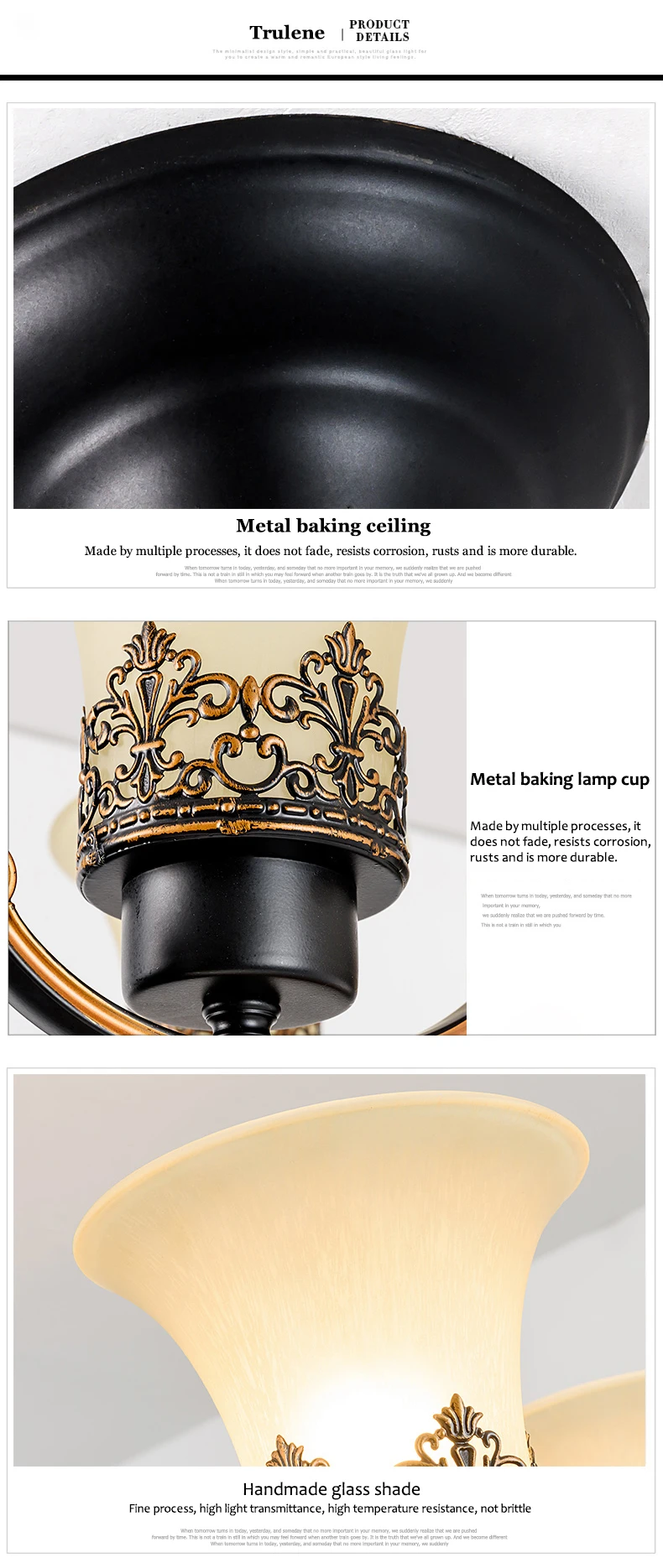 Wholesale 6 8 10 heads modern hotel wrought iron ceiling glass flower crystal pendant chandelier classic