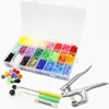 DIY Sewing Craft Snap Fastener Kit PliTools Used for T3 T5T8 Kam Button Fastener Snap Pliers 150 Set T5 Plastic Resin Press Stud