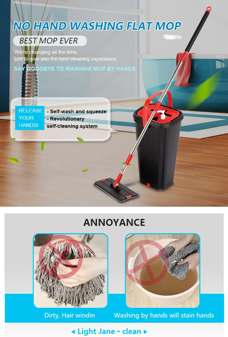 New Fashion Hand Free Flat Squeeze Mop&Bucket Set for French_01.jpg