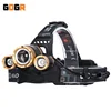 Outdoor Zoomable Led Mining Battery Powered Long Range Black Light Hunting Headlamp