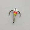 Customized fishing hook for ice fishing, wholesale Treble small fishing hooks