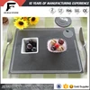 Rectangle slate plate black stone serving plate special kirving technique crafts
