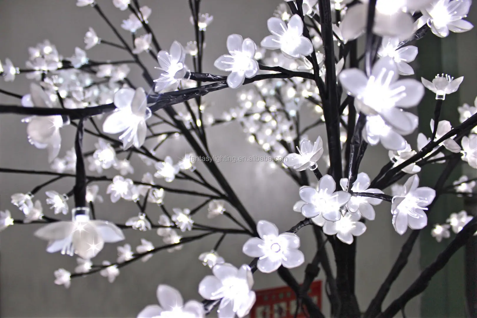 8ft Led Artificial Cherry Blossom Sakura Tree Light 8 Function And