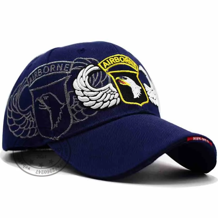 U.s. Army 101st Airborne Division Hat Embroidery Trucker Cap Screaming ...