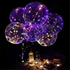 Wholesale Party Decorative Glowing String Light Up Balloon Sticks