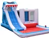 Kids Inflatable Shark Bounce House Jumper Bouncer Jump Bouncy Castle Water Slide
