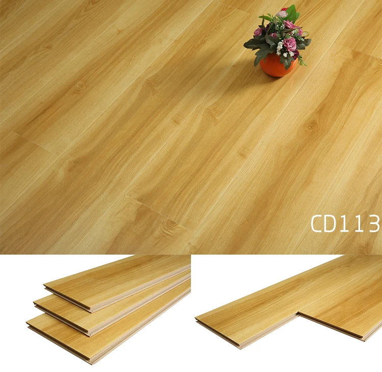 Oak Flooring Smooth Laminate Flooring Waterproof