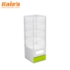 Modern Wall Mount Glass Display Cabinets For Jewellery wood and glass jewelry display showcase cabinet with lights