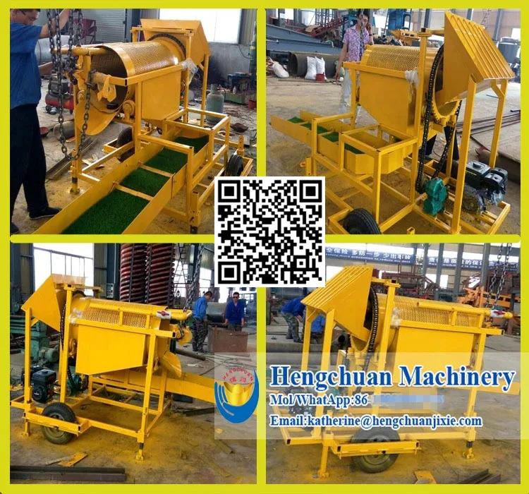 Complete Set Placer Alluvial Small Scale Portable Mobile Mini Gold