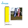 Advertising 11ft 110g knit polyester Rectangle Feather Flag With j-flag banner