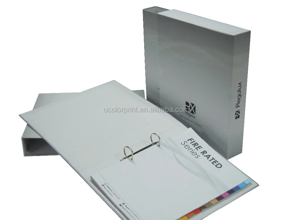 New Design Matt Cardboard Binder Box With 3 Ring Binder Buy Binder