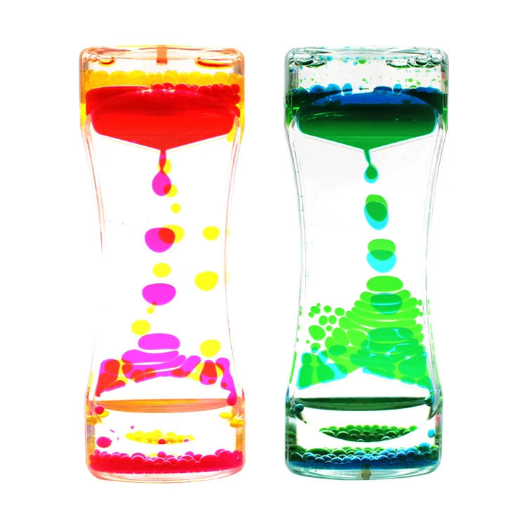 Resin Liquid Hourglass Sand Timer For Home Decoration For Sensory Play ...