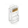 CAT5E Shielded Crimp Connector (100 Pack Bag) RJ45 8P8C STP Ethernet Network Cable Plug Crimp