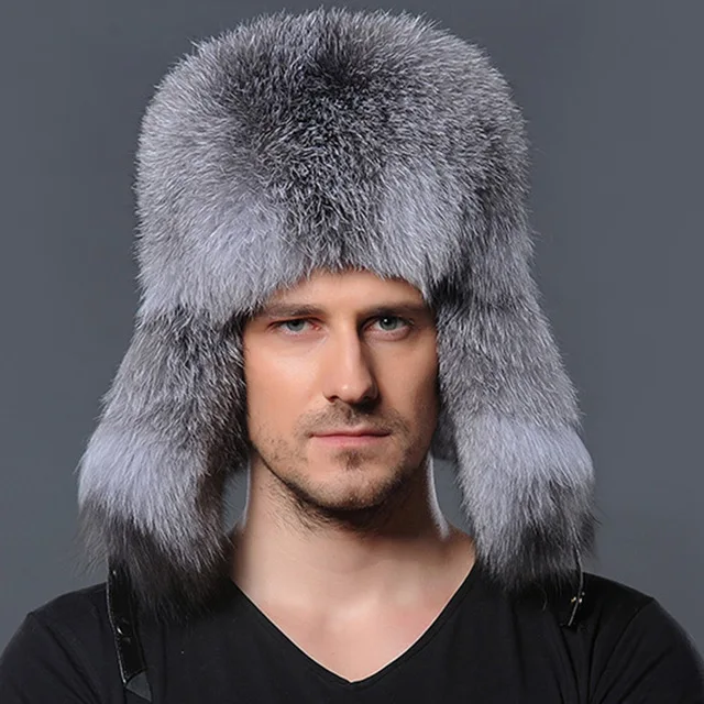 real fox fur hat