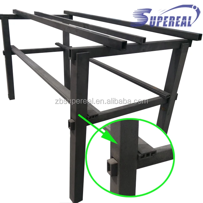 Reaction bonded silicon carbide beam as kiln furniture for sanitary ware
