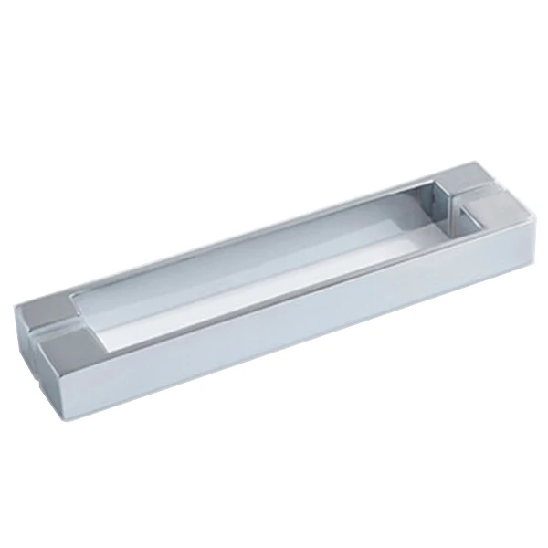 Bathroom Hardware Zinc Alloy Sliding Shower Push Pull Glass Strip