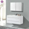 Furniture Bath Vanity Double Sinks Make-up Countertop and Mirror Bath Vanity