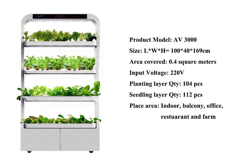 Efficient Greenhouse and Hydroponic Growing System for Indoor Herb Garden with Light