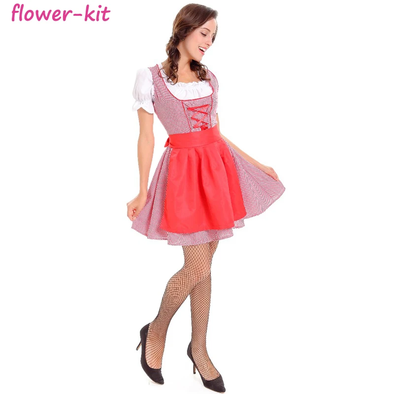 New Style Cosplay Cute Maid Costume Dress Adult Shop Pink French Maid ...