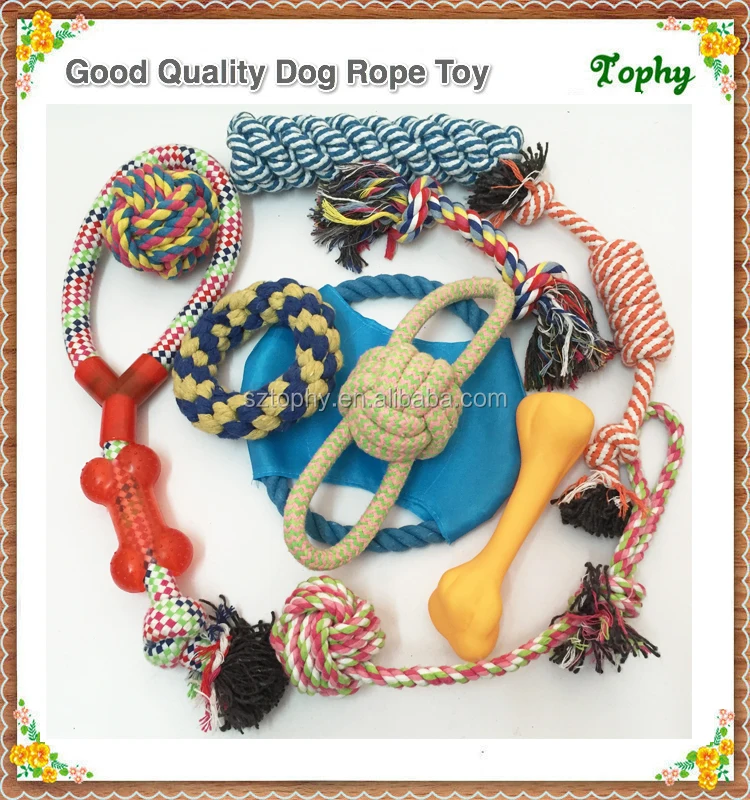 610 Pack Pet Set New Design Squeak Chew Flying Discs Rope Balls Dog