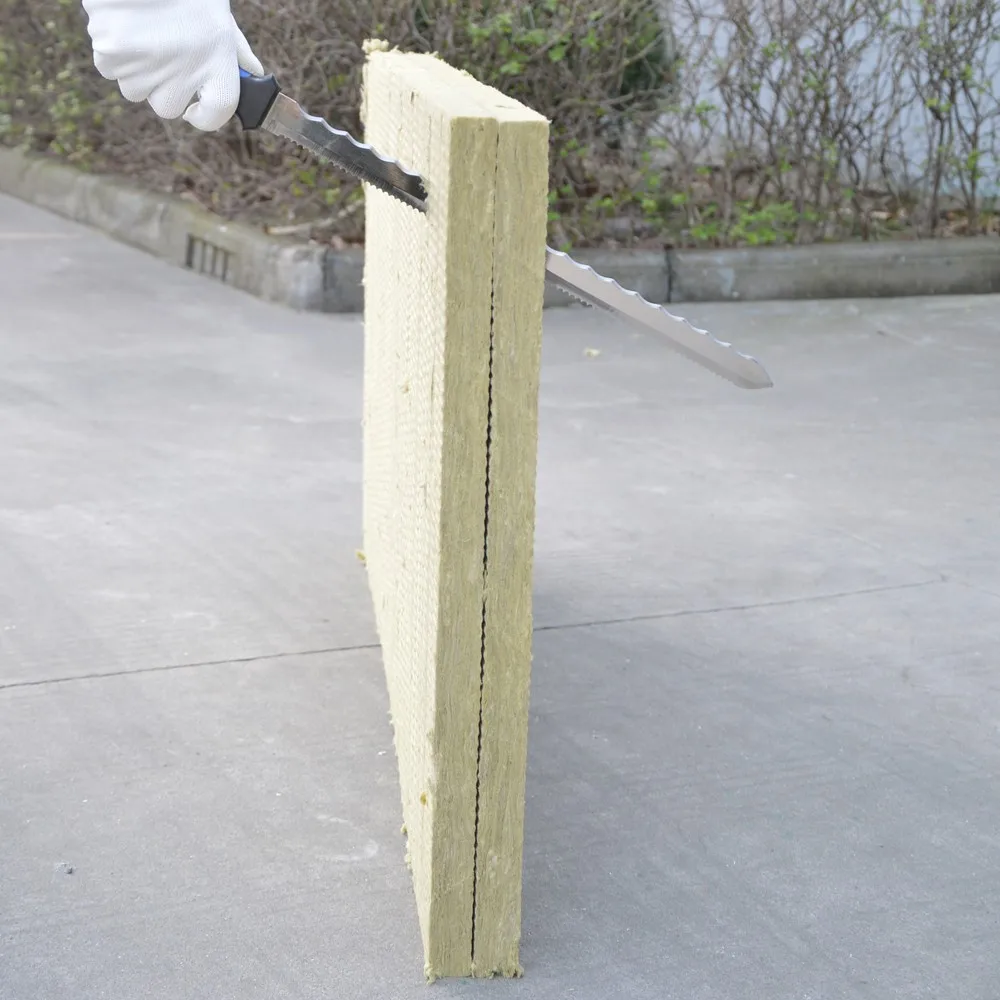 420mm Stainless Steel Mineral Wool Knife For Cut Insulation Wool With Double Serrated Cutting