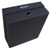 Wholesale oem logo printed 2 piece rigid eco friendly recycled embossing paper corrugated cardboard black customised shoe box