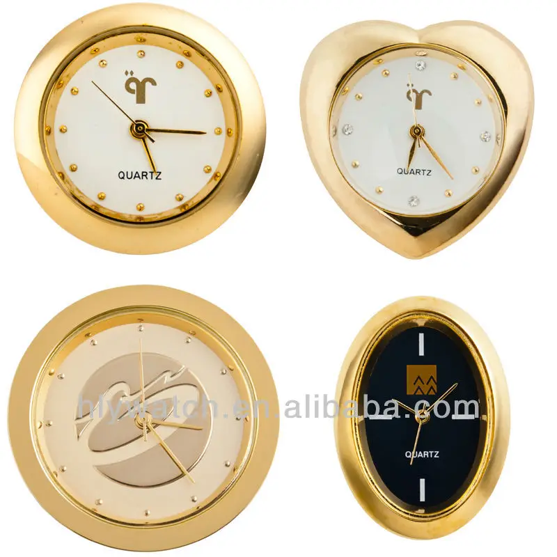 Silver Mini Clock Insert In Bulk Hygrometer And Thermometer Clock Inserts Buy Insert Clock