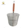 Free sample CHEAP PRICE deep stainless steel pasta cooker basket Noodle Pasta Strainer wire mesh