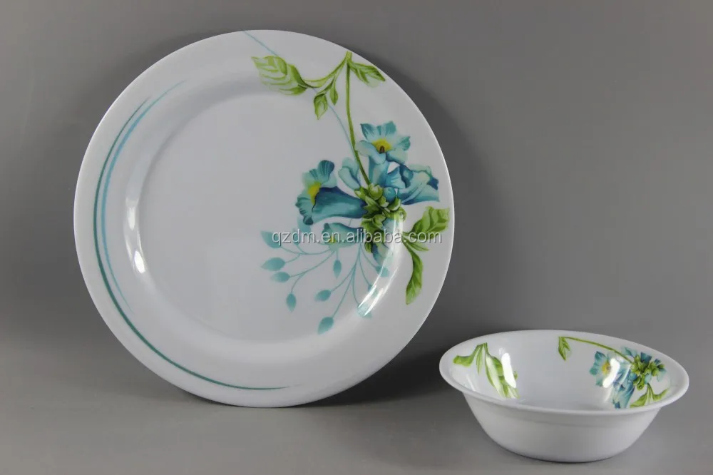 Round Melamine Plate And Bowl For India