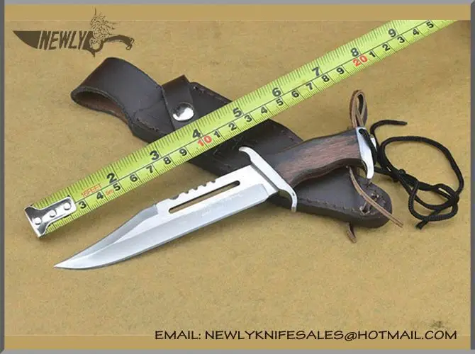 New Arrival Carbon Fiber Material Camping Knife With Rope