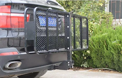 Bike Racks For Suv >> Hitch Mounted Cargo Carrier Luggage Basket Trailer ... Bike Racks For Suv >> Hitch Mounted Cargo Carrier Luggage Basket Trailer ...