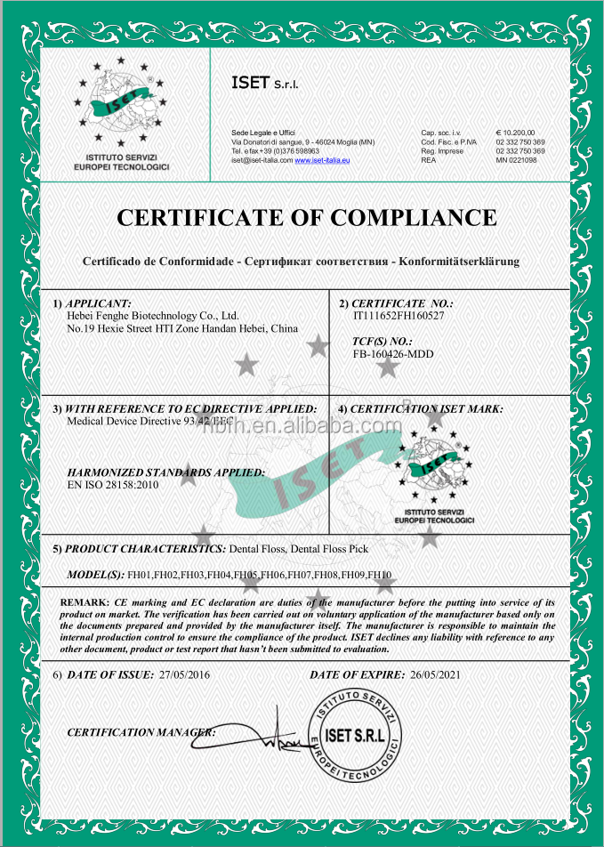 CE Certificate