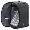stylish unique design 3 ways to bear foldable waterproof backpack with laptop pocket and USB charge port