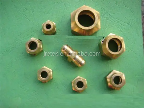 High Quality Metric Brass Flare Fitting Nut Air Conditioner Flare Nut -  China Nut, Zp