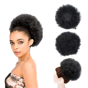 Afro Puff Short Natural Hair Afro Puff Short Natural Hair